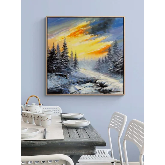 Donmuş Işık Yağlı Boya Tablosu