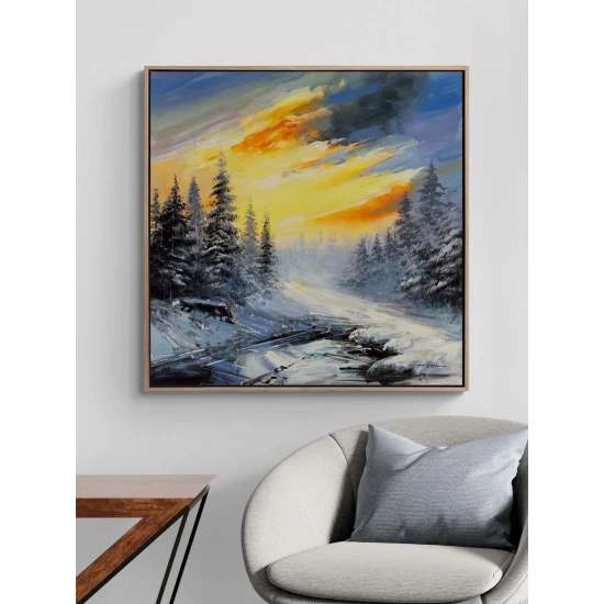 Donmuş Işık Yağlı Boya Tablosu