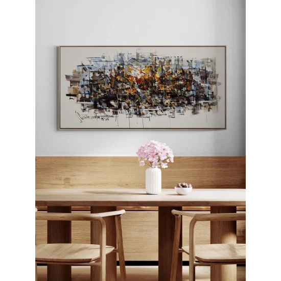 Zamana Dokunan Işık Yağlı Boya Tablosu