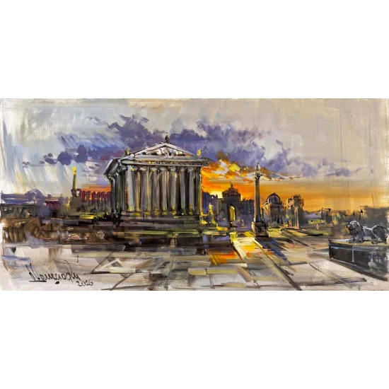 In the Shadow of Rome Oil Painting