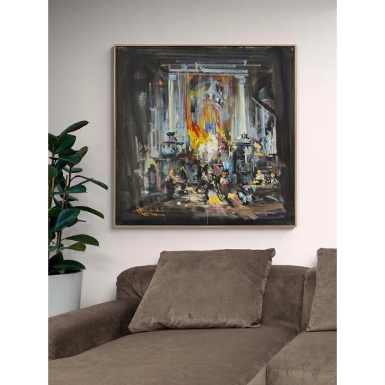 Küller ve Işık Yağlı Boya Tablosu