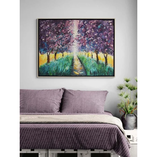 Gün Işığına Dokunan Yağlı Boya Tablosu