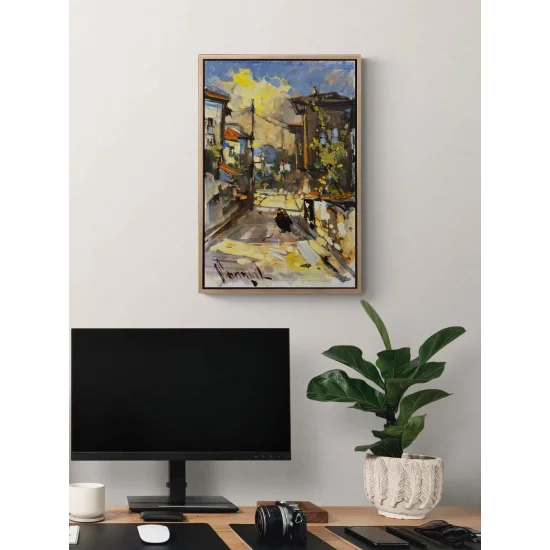 Günlük Hayat Yağlı Boya Tablosu