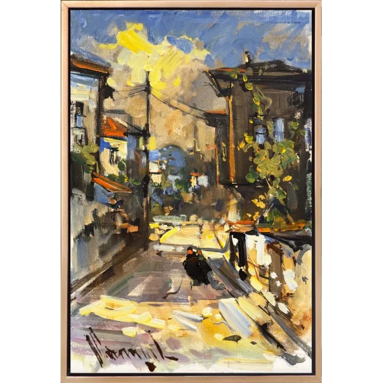 Günlük Hayat Yağlı Boya Tablosu