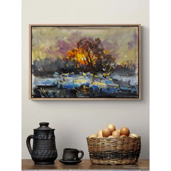 Sabah Bereketi Yağlı Boya Tablosu