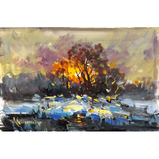 Sabah Bereketi Yağlı Boya Tablosu