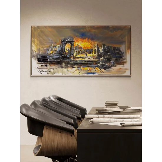 Medeniyetin Sonu Yağlı Boya Tablosu