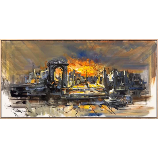 Medeniyetin Sonu Yağlı Boya Tablosu