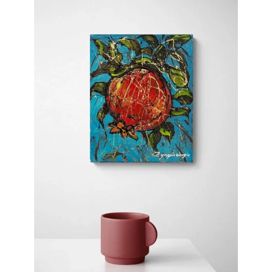 Nar Enerjisi Yağlı Boya Tablosu