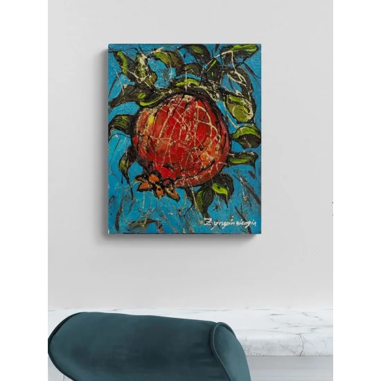 Nar Enerjisi Yağlı Boya Tablosu