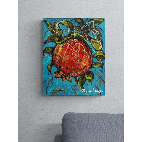 Nar Enerjisi Yağlı Boya Tablosu