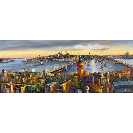 Sessiz Boğaz İzleri Yağlı Boya Tablosu