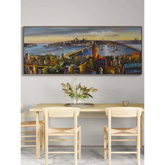 Sessiz Boğaz İzleri Yağlı Boya Tablosu