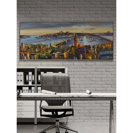 Sessiz Boğaz İzleri Yağlı Boya Tablosu