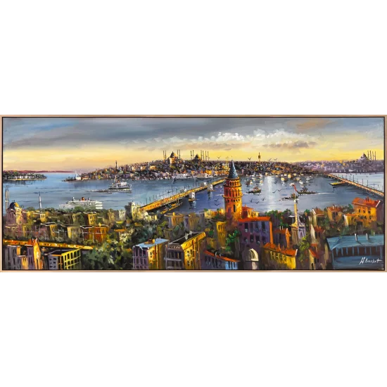 Sessiz Boğaz İzleri Yağlı Boya Tablosu