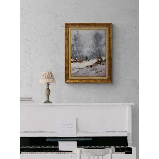 Karda Zaman Yağlı Boya Tablosu