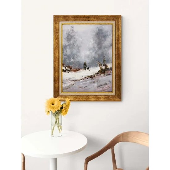 Karda Zaman Yağlı Boya Tablosu