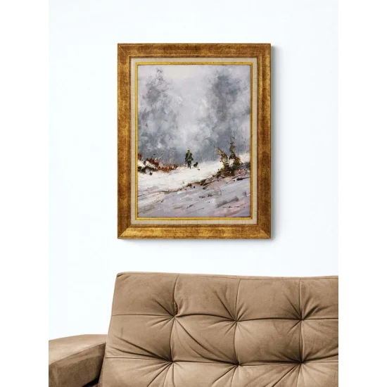 Karda Zaman Yağlı Boya Tablosu