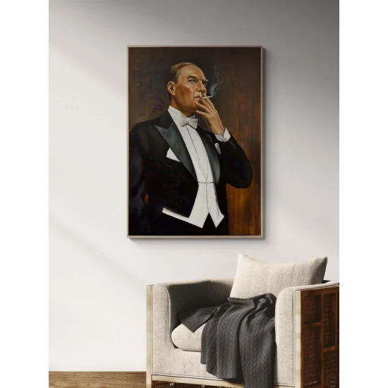 Cumhuriyetin Sessiz Anı Yağlı Boya Tablosu