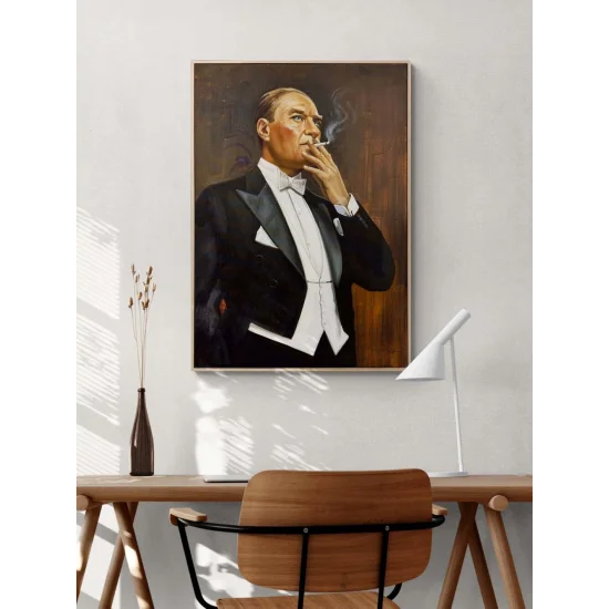 Cumhuriyetin Sessiz Anı Yağlı Boya Tablosu