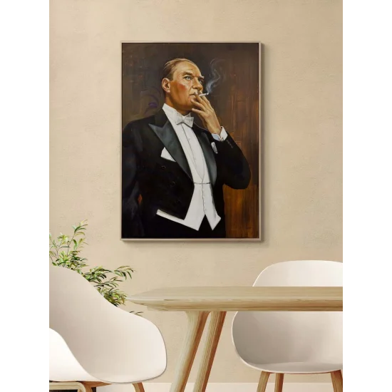 Cumhuriyetin Sessiz Anı Yağlı Boya Tablosu