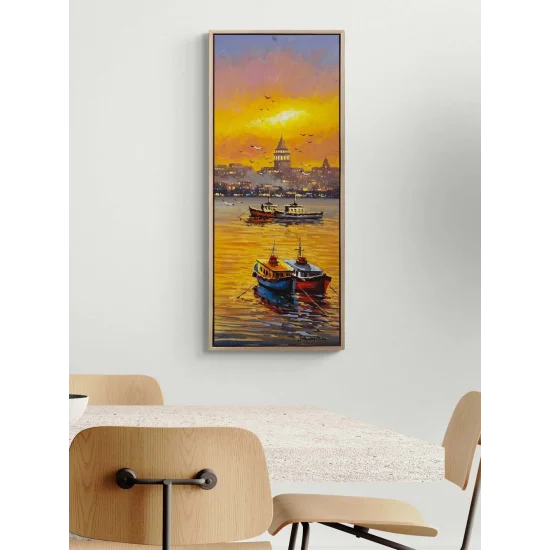 Golden Traces of Evening Oil Painting