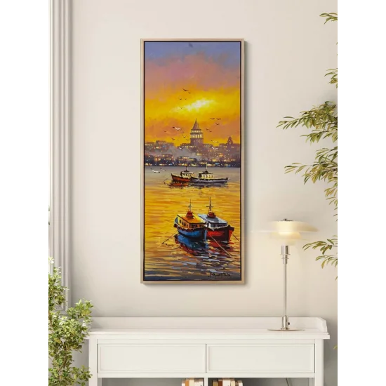 Golden Traces of Evening Oil Painting