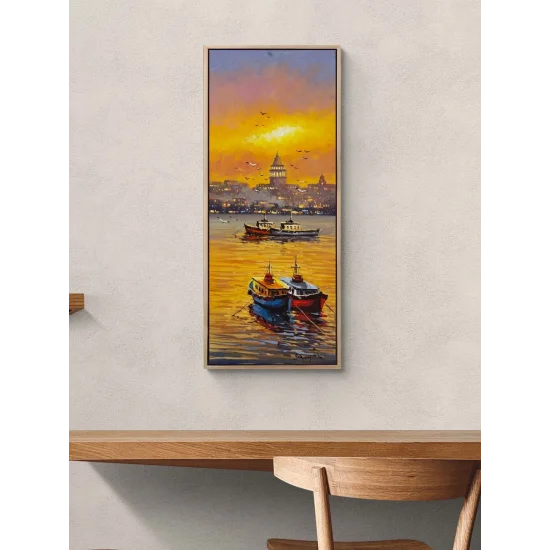 Golden Traces of Evening Oil Painting