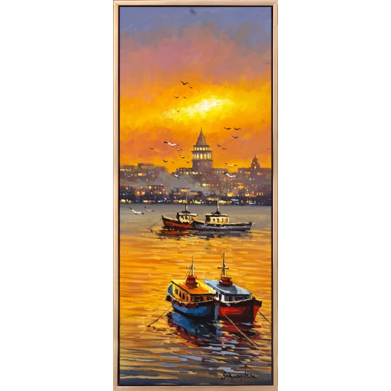 Golden Traces of Evening Oil Painting