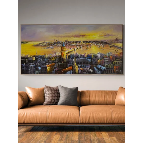 Istanbul Drawn on Water Oil Painting