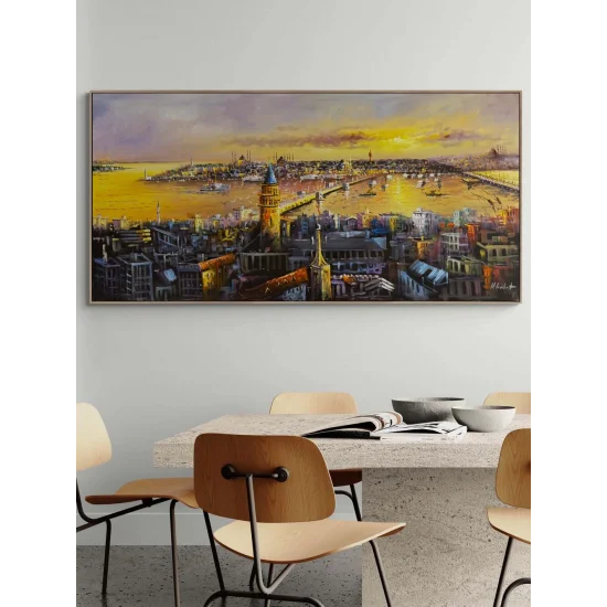 Istanbul Drawn on Water Oil Painting