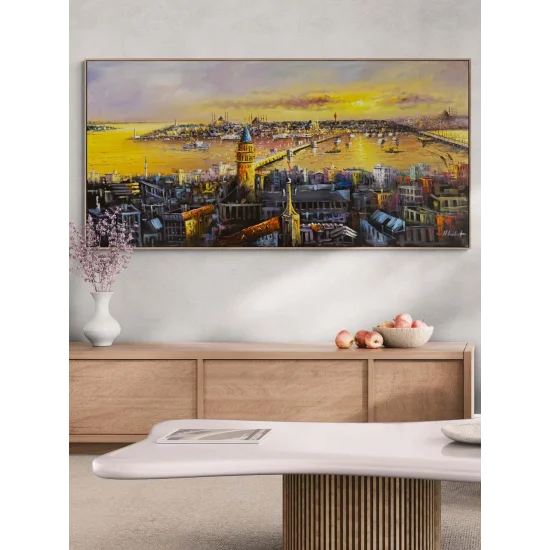 Istanbul Drawn on Water Oil Painting