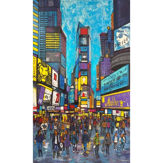 Times Square Oil Painting