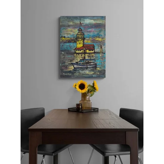 Evening at the Maiden’s Tower Oil Painting