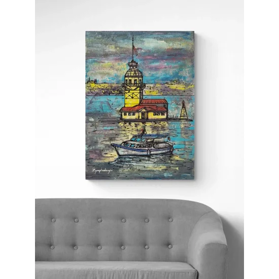Evening at the Maiden’s Tower Oil Painting