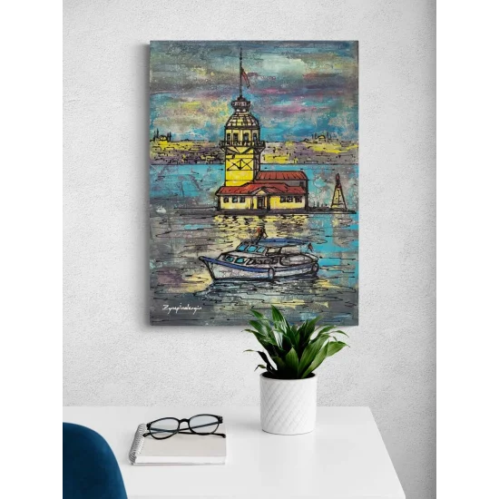 Evening at the Maiden’s Tower Oil Painting