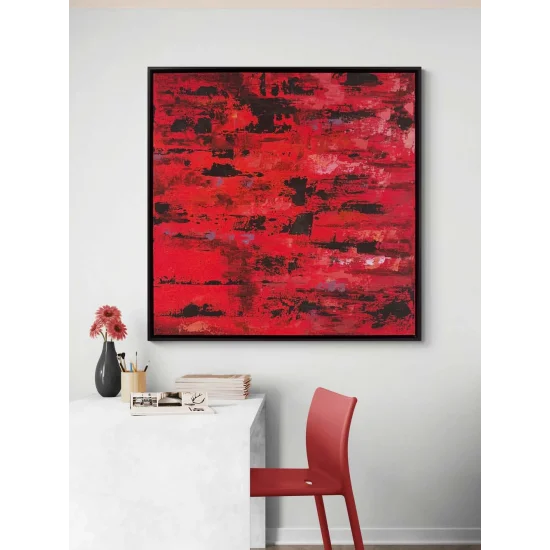 Kırmızının Ötesi Yağlı Boya Tablosu