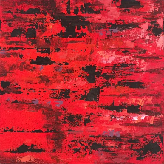 Kırmızının Ötesi Yağlı Boya Tablosu