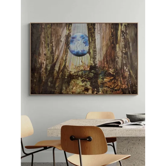 Ormanın Kalbi Yağlı Boya Tablosu