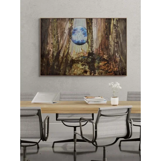 Ormanın Kalbi Yağlı Boya Tablosu