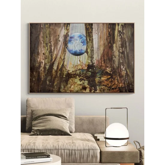 Ormanın Kalbi Yağlı Boya Tablosu