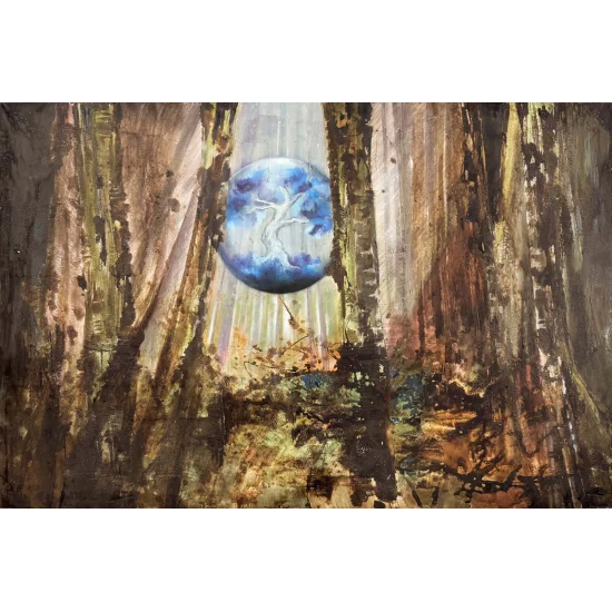 Ormanın Kalbi Yağlı Boya Tablosu