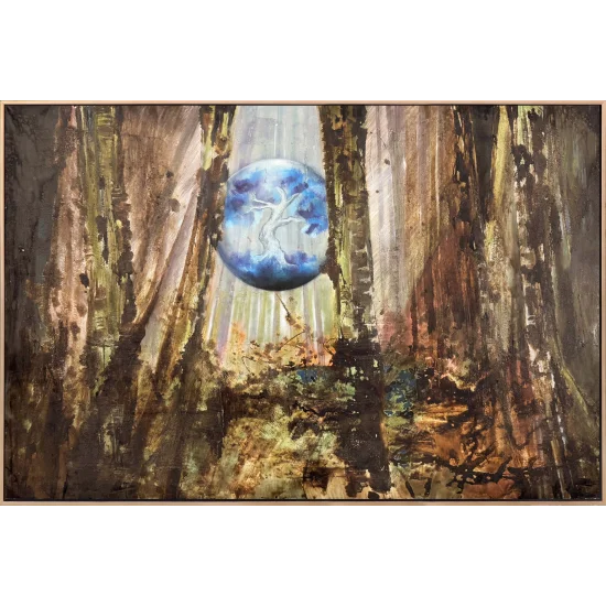 Ormanın Kalbi Yağlı Boya Tablosu