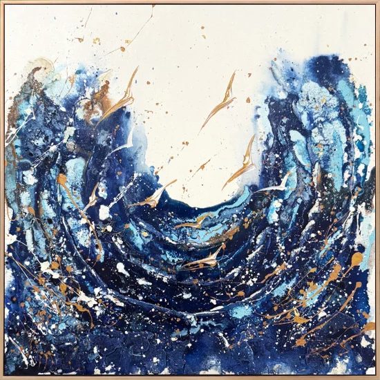 Altın Martılar Yağlı Boya Tablosu