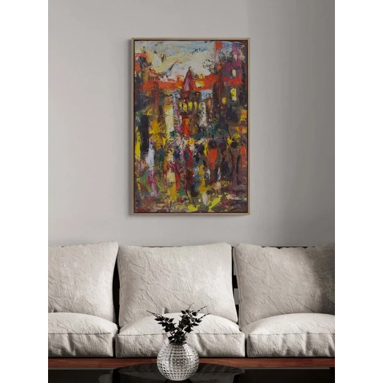 Colorful Galata Oil Painting