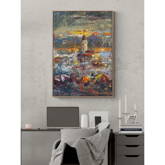 Horizon of Üsküdar Oil Painting