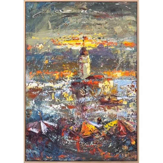 Horizon of Üsküdar Oil Painting