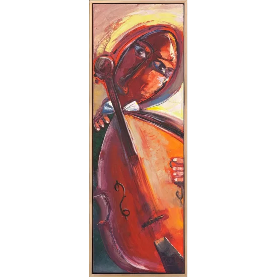 Kızıl Ezgi Yağlı Boya Tablosu