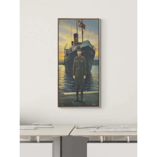 Bandırma Vapuru Yağlı Boya Tablosu