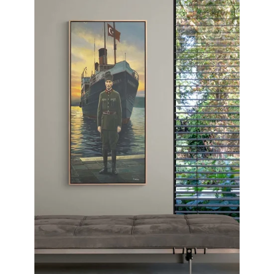 Bandırma Vapuru Yağlı Boya Tablosu